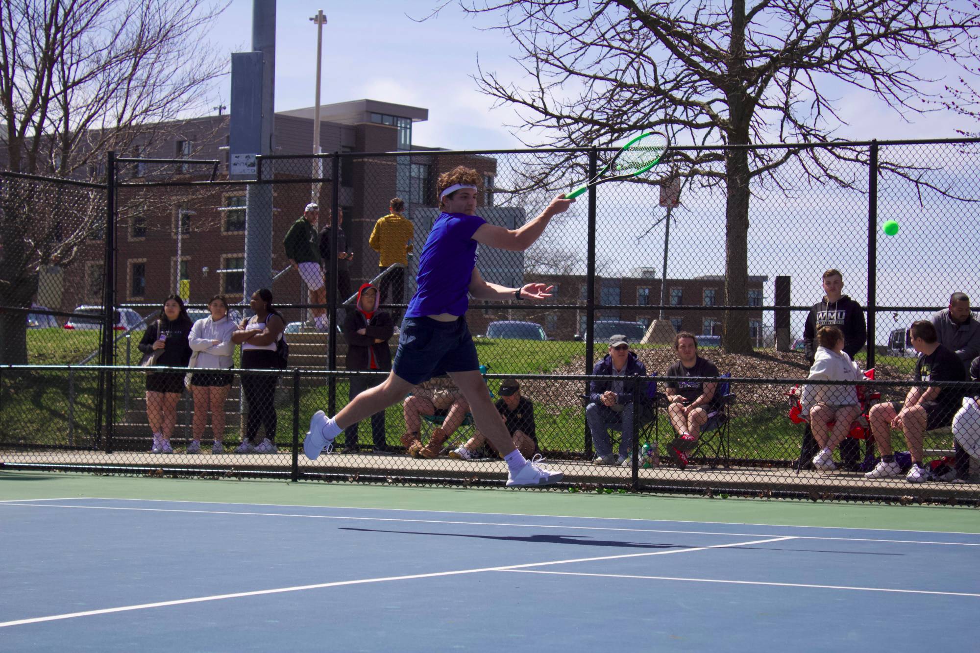 Bradley Monarch playing tennis